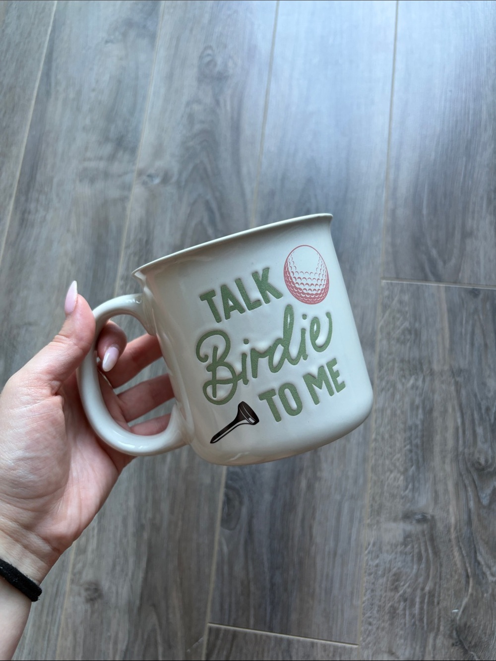 "Talk Birdie to Me" White Mug